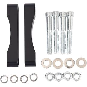 Front Fender Spacer Brackets Kit Fit for 23" 26" Harley Davidson Touring Road King Street Electra Glide FLH FLHT FLHX FLTR 2014-2020 (Matted Black) in Kuwait