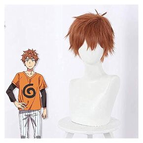 Kinoshita Kazuya Cosplay Wig Hair Role Play Halloween Christmas Comic Convention Costume Party Wigs + Wig Cap in Kuwait