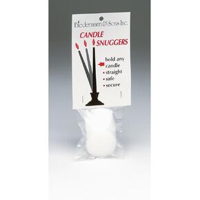 Candle Snugger Candle Adapter white by Biedermann and Sons-Qty2(Set of 2) in Saudi Arabia