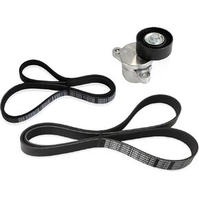 AUCERAMIC Engine Serpentine Belt Kit Fit for Ford F-150 F150 2011-2017, Mustang 2015-2017, Lincoln Navigator 2015-2017 3.5L 3.7L in Kuwait
