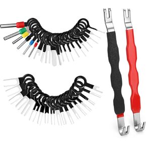 Linkstyle 40PCS Terminal Removal Tool Kit, Electrical Pin Extractor Set with Long Handles, Automotive Wiring Connector Tools in Saudi Arabia