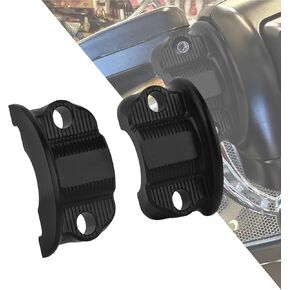 مشبك فرامل مقود الدراجة النارية HDBUBALUS متوافق مع Harley Sportster 2004-2022 Dyna 2002-2017 Softail Touring 2008-2025 (أسود) in Kuwait