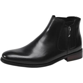 Men's Retro Zippered Formal Leather Boots Suitable Breathable Non-slip Business Oxford Wingtip Lace Up Shoes in Saudi Arabia
