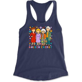 قميص بدون أكمام Golden Forever Golden Girls Racerback للنساء، ناعم وجذاب in Saudi Arabia