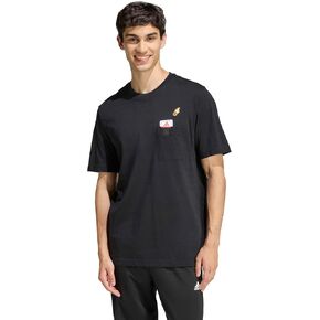 adidas Mens Mini Embroidery Basketball Graphic T-Shirt in Saudi Arabia