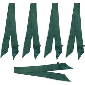 حجر الراين منمق منديل طويل بلون الصلبة وشاح نحيف الشريط الرقبة المختنق حقيبة يد التفاف مقبض الحزام in Kuwait