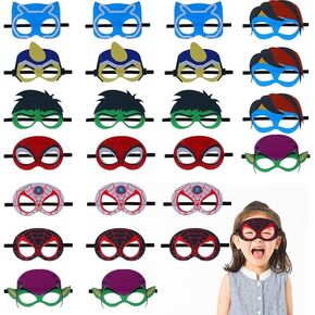 أقنعة iFedio للأطفال، 24 عبوة من أقنعة هدايا الحفلات، لوازم الحفلات التنكرية، هدية عيد ميلاد، قناع لباد الهالوين لديكورات الأطفال المفضلة in Kuwait