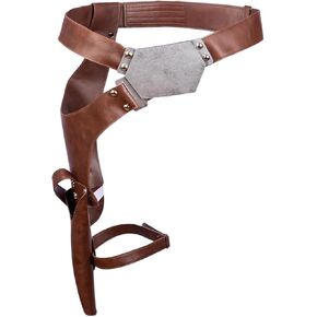 Men's Cosplay Costume Belt with Blaster Holster Halloween Cosplay Props Outfits Accessories in Saudi Arabia