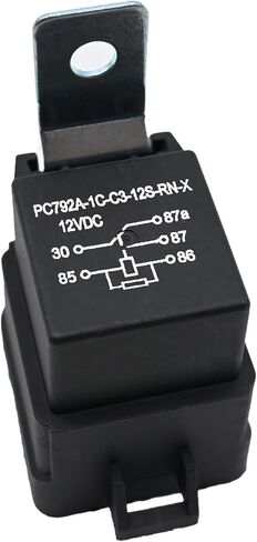 Automotive Relay 2 Packs PC792A-1C-C3-12S-RN-X, G8JN-1C6T-F-R-DC12 Relay 12V 40/30A 5 Pins in Saudi Arabia