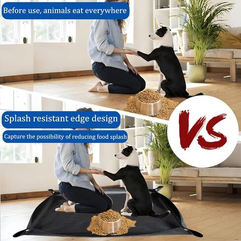 59x59 بوصة حصيرة سبلات تحت الكرسي العالي قابلة للمسح سبلاش حصيرة لحماية الأرضية الزاوية المفاجئة تصميم متعدد الاستخدامات in Kuwait