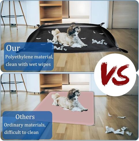 59x59 بوصة حصيرة سبلات تحت الكرسي العالي قابلة للمسح سبلاش حصيرة لحماية الأرضية الزاوية المفاجئة تصميم متعدد الاستخدامات in Kuwait