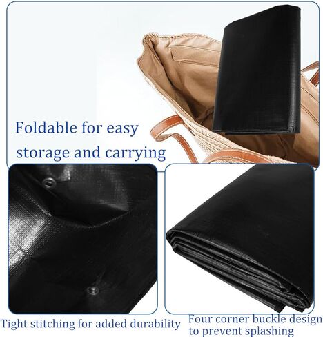 59x59 بوصة حصيرة سبلات تحت الكرسي العالي قابلة للمسح سبلاش حصيرة لحماية الأرضية الزاوية المفاجئة تصميم متعدد الاستخدامات in Kuwait