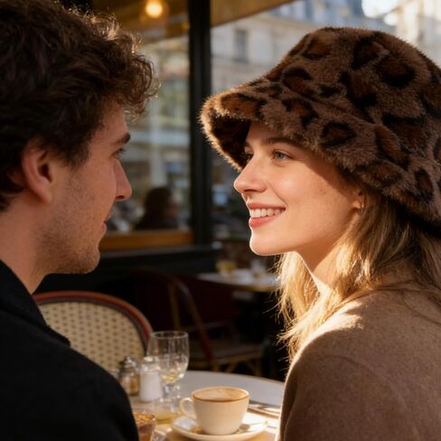 قبعات شتوية غزني من الفرو الصناعي للنساء، قبعات دلو دافئة من الفرو للرجال والنساء، قبعة شتوية ناعمة ومريحة in Kuwait