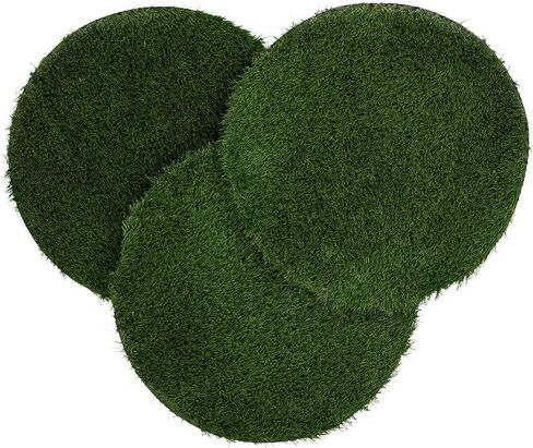 أماكن جلوس مستديرة من العشب الاصطناعي مقاس 18 بوصة من Joy Carpets GreenSpace في مجموعة من 12 قطعة in Saudi Arabia