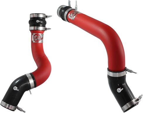 aFe POWER BladeRunner 3 IN Aluminum Hot and Cold Charge Pipe Kit Red - #46-20134-R in Saudi Arabia
