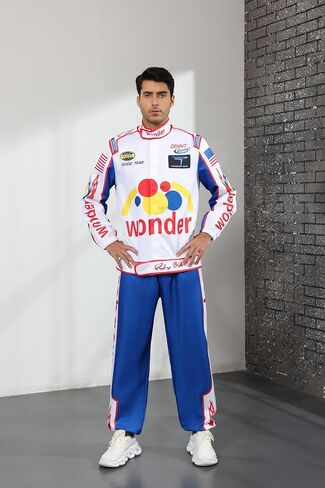 مجموعة أزياء فيلم سباق عتيق مكونة من 8 قطع - زي مستوحى من السباق القديم للبالغين مع سترة وقبعة وإكسسوارات ﻿ in Kuwait