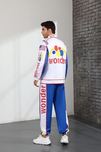 مجموعة أزياء فيلم سباق عتيق مكونة من 8 قطع - زي مستوحى من السباق القديم للبالغين مع سترة وقبعة وإكسسوارات ﻿ in Kuwait