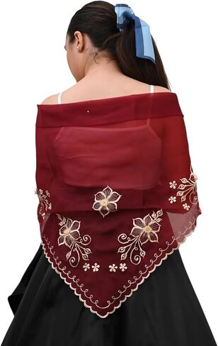 Filipiniana Embroidered Alampay Panuelo Scarf in Saudi Arabia