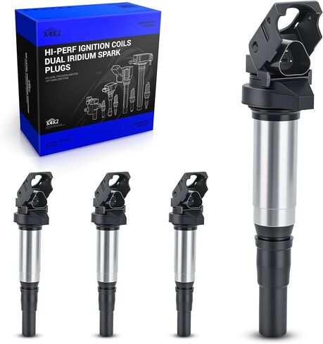4PCS UF598 Ignition Coils Pack for 2007-2015 Mini Cooper, 2011-2016 Mini Cooper Countryman, 2013-2016 Cooper Paceman, 2008-2011 Peugeot 207 1.6L L4 Replace# C1692 12137575010 5C1749 GN10328 in Saudi Arabia