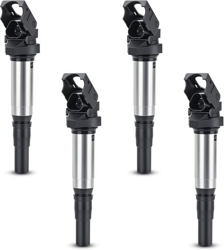 4PCS UF598 Ignition Coils Pack for 2007-2015 Mini Cooper, 2011-2016 Mini Cooper Countryman, 2013-2016 Cooper Paceman, 2008-2011 Peugeot 207 1.6L L4 Replace# C1692 12137575010 5C1749 GN10328 in Saudi Arabia