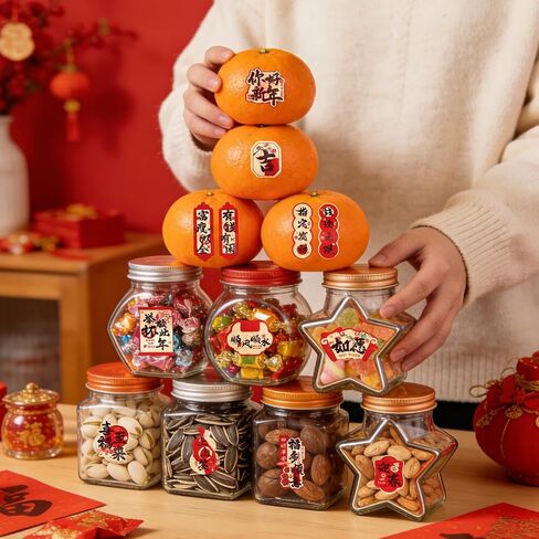 138PCS Chinese New Year Stickers 2026,New Year Decoration Horse Sticker Door Sticker,Lunar New Year Window Stickers Horse Labels for Home Crafts Gift Tag Decorations Party Favor,XinNian in Saudi Arabia