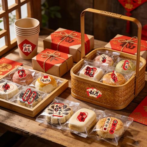 138PCS Chinese New Year Stickers 2026,New Year Decoration Horse Sticker Door Sticker,Lunar New Year Window Stickers Horse Labels for Home Crafts Gift Tag Decorations Party Favor,XinNian in Saudi Arabia