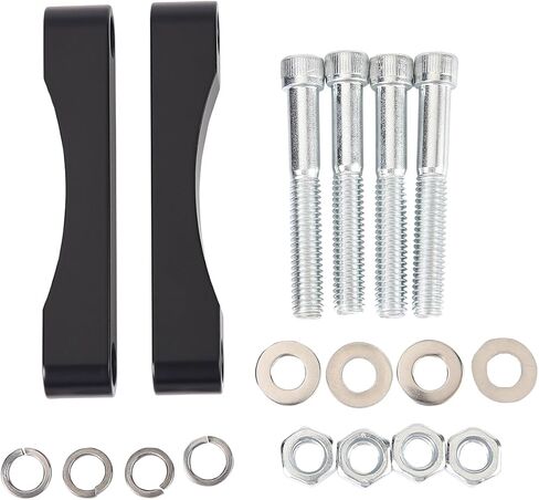 مجموعة دعامات الفاصل الأمامية مناسبة لـ 23 بوصة 26 بوصة Harley Davidson Touring Road King Street Electra Glide FLH FLHT FLHX FLTR 2014-2020 (أسود لامع) in Kuwait