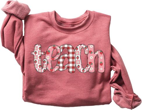 Teach Sweatshirt - Back to School Teacher Shirt -Teaching T-Shirt in Saudi Arabia