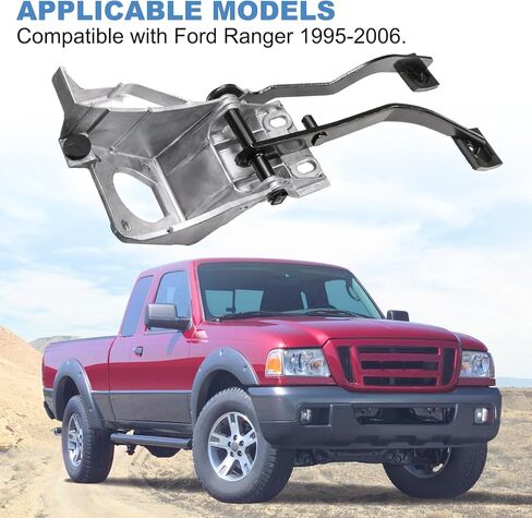 البطانات المثبتة على دواسة قابض الفرامل المتوافقة مع Ford Ranger 1995-2006 تحل محل # 6L5Z2455BB 6L5Z-2455-BB in Saudi Arabia