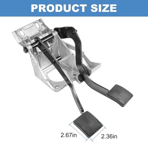 البطانات المثبتة على دواسة قابض الفرامل المتوافقة مع Ford Ranger 1995-2006 تحل محل # 6L5Z2455BB 6L5Z-2455-BB in Saudi Arabia