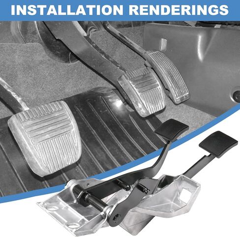 البطانات المثبتة على دواسة قابض الفرامل المتوافقة مع Ford Ranger 1995-2006 تحل محل # 6L5Z2455BB 6L5Z-2455-BB in Saudi Arabia