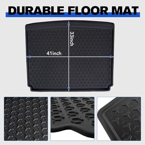 HAKA TOUGH Cargo Liner for 2021 2022 2023 Ford Bronco Sport, Trunk Slush Mats All Weather Custom Fit TPE Material Protection Accessories Full-Size Spare Tire (NOT FITS Bronco) in Saudi Arabia