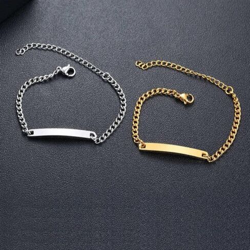 Adjustable Baby Name Bracelet, 925 Sterling Silver or Stainless Steel Personalized Bracelet, Customized Bracelet, Personalized Gift (Chain) in Saudi Arabia