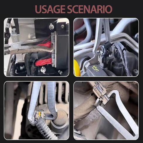 4 Pieces Electrical Disconnect Pliers, 8in Automotive Tools kit with Electrical Plug Connector Disconnect Tool and Connector Separator and Hose Clamp Pliers in Saudi Arabia