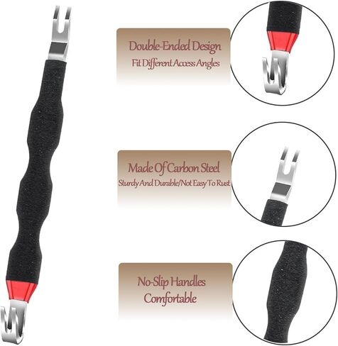 4 Pieces Electrical Disconnect Pliers, 8in Automotive Tools kit with Electrical Plug Connector Disconnect Tool and Connector Separator and Hose Clamp Pliers in Saudi Arabia