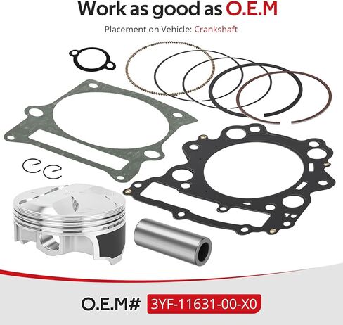JAVIK Top End Rubuild Kit 100mm STD مكبس مزورة لياماها أشيب الكركدن رابتور 660 YFM660F/R YXR660 2001-2008 in Saudi Arabia
