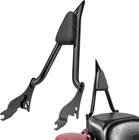 Mofun 27" Tall Passenger Backrest Sissy Bar 1.3" Fat Bar Compatible with Harley Touring Road King Street Electra Road Glide 2009-2025,Chrome in Saudi Arabia