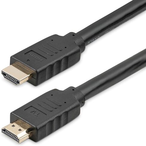 كابل HDMI 2.0 بطول 50 قدمًا (15 مترًا) من StarTech.com - كابل HDMI نشط 4K 60 هرتز - مُصنف CL2 للتركيب على الحائط - كابل HDMI UHD عالي السرعة ومتين وطويل - HDR، 18 جيجابت في الثانية - سلك ذكر إلى ذكر - أسود (HD2MM15MA) in Kuwait