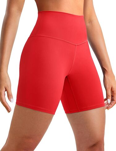 BAYDI Clouduxi Biker Shorts for Women 6" - High Waisted Soft Stretch Workout Yoga Gym Running Athletic Shorts in Kuwait