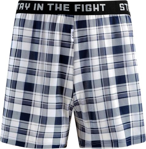 Men's Boxers Underwear 4 Way Stretch Lightweight Plaid Trunks Underwear for Men Plaid in Saudi Arabia