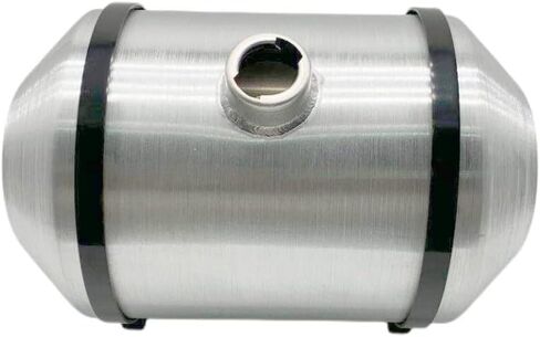 JSD 5 Gallons 10"x16" Aluminum Spun Round Universal Gas Tank Fuel Tank Center Fill 3/8" NPT Outlet Rat Rod,Off-Road in Saudi Arabia