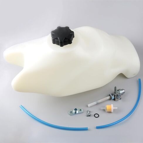 Plastic Gas Fuel Tank & Cap & Petcock For Honda TRX250X 1987 1988 1991 1992, For TRX 300EX 1993-2006 17520-HC0-671ZA Natural in Saudi Arabia