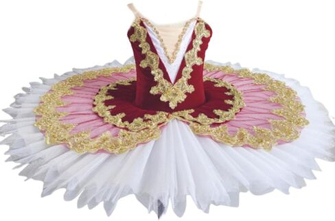 Girls Ballet Tutu Swan Lake Camisole Gymnastic Leotard Dress Figure Skating Dancewear Ballerina Outfit in Saudi Arabia