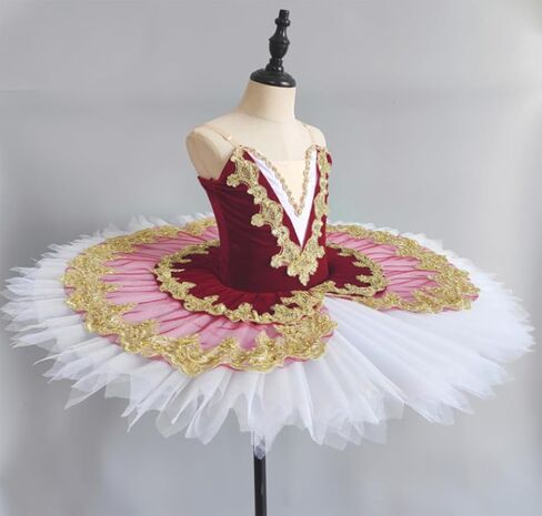 Girls Ballet Tutu Swan Lake Camisole Gymnastic Leotard Dress Figure Skating Dancewear Ballerina Outfit in Saudi Arabia