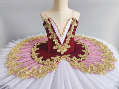 Girls Ballet Tutu Swan Lake Camisole Gymnastic Leotard Dress Figure Skating Dancewear Ballerina Outfit in Saudi Arabia
