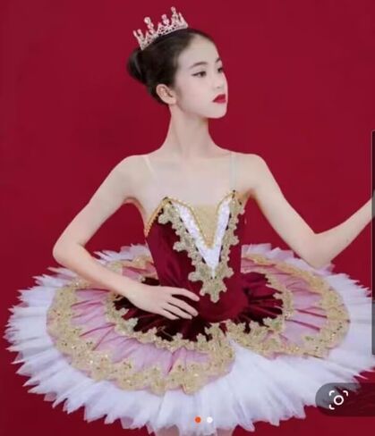 Girls Ballet Tutu Swan Lake Camisole Gymnastic Leotard Dress Figure Skating Dancewear Ballerina Outfit in Saudi Arabia