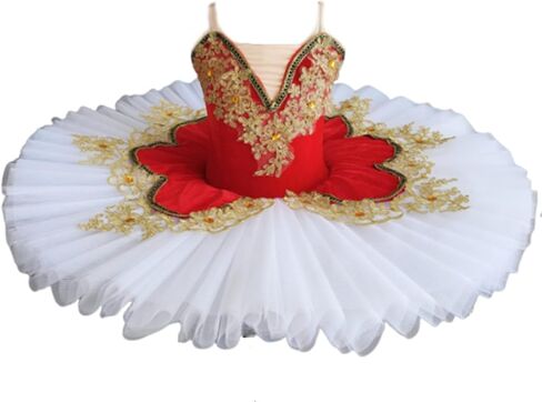 Girls Ballet Tutu Swan Lake Camisole Gymnastic Leotard Dress Figure Skating Dancewear Ballerina Outfit in Saudi Arabia