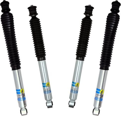 مجموعة Bilstein من الصدمات الأمامية والخلفية B8 5100 Series المتوافقة مع 2019-2025 RAM 2500 بدون تعليق هوائي مع رفع أمامي 2-2.5 بوصة و0-1 بوصة خلفي | سهلة التركيب in Saudi Arabia