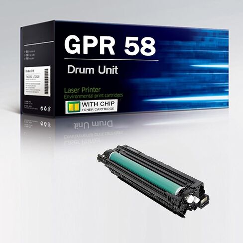 GPR58 Compatible for Canon GPR-58 Drum Unit 80000 Pages High Yield Replacement for Canon IR ADV C256 C365 DXC25 C357 Printer,Black-1 Pack in Saudi Arabia