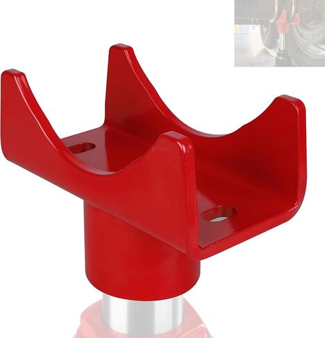 Heavy Duty Bottle Jack Axle Adapter, Universal Axle Cradle Saddle for 2"-4" Round & 2" Square Axles, Fits ≤1.5" Jack Platform, 17,000 lbs Capacity, Bottle Jack Accessory for RVs, Trailers & Trucks in Saudi Arabia